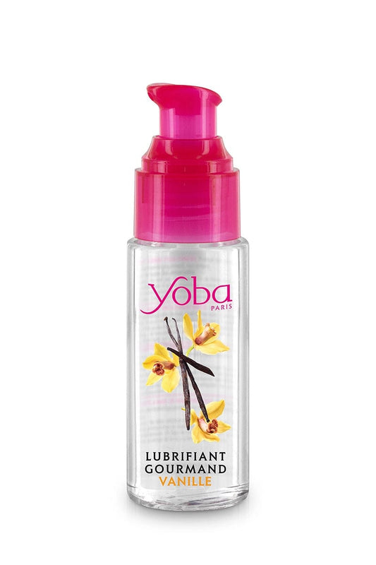 Lubrifiant comestible parfumé vanille rapport sexuel confortable 50ml - Yoba