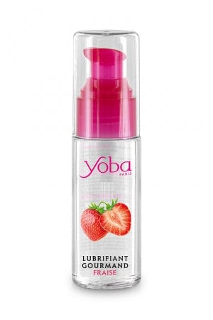 Lubrifiant comestible pour pénétration douce saveur fraise 50ml - Yoba