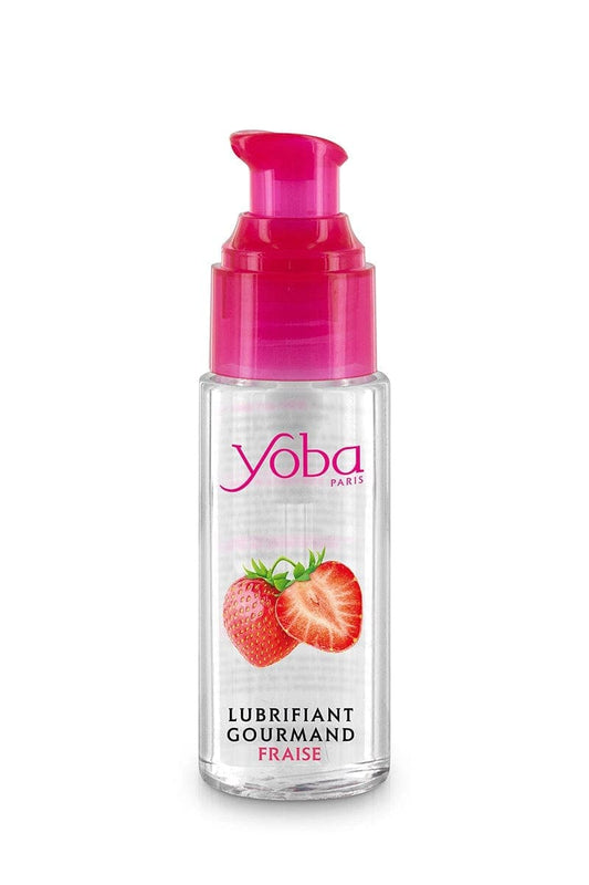 Lubrifiant comestible pour pénétration douce saveur fraise 50ml - Yoba