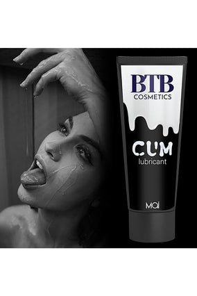 Lubrifiant effet sperme à base d'eau vegan 100 ml - BTB