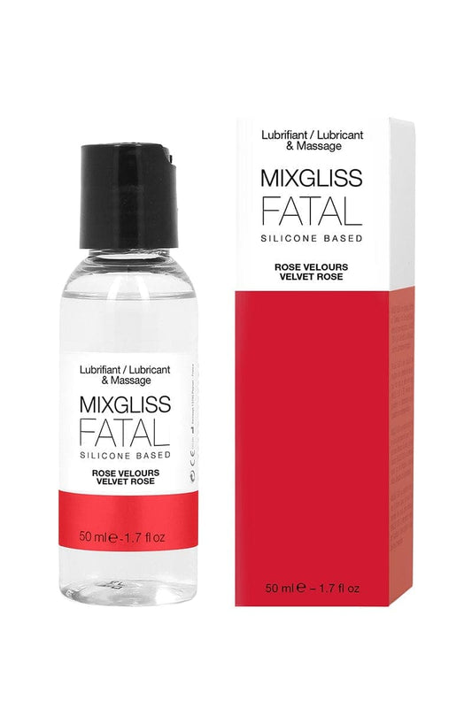Lubrifiant intime massage érotique silicone parfum rose 50ml - Mixgliss