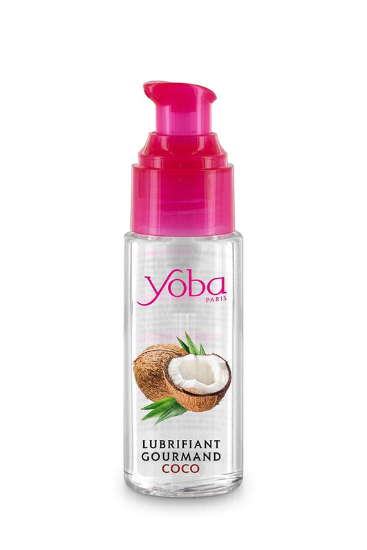 Lubrifiant intime parfumé noix de coco 50ml fabriqué en France - Yoba