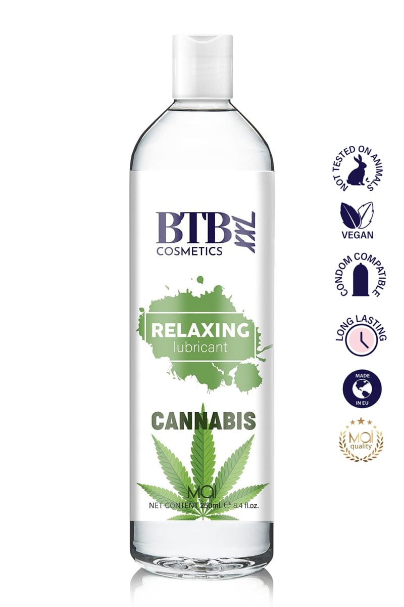 Lubrifiant relaxant au cannabis à base d'eau 250 ml - BTB