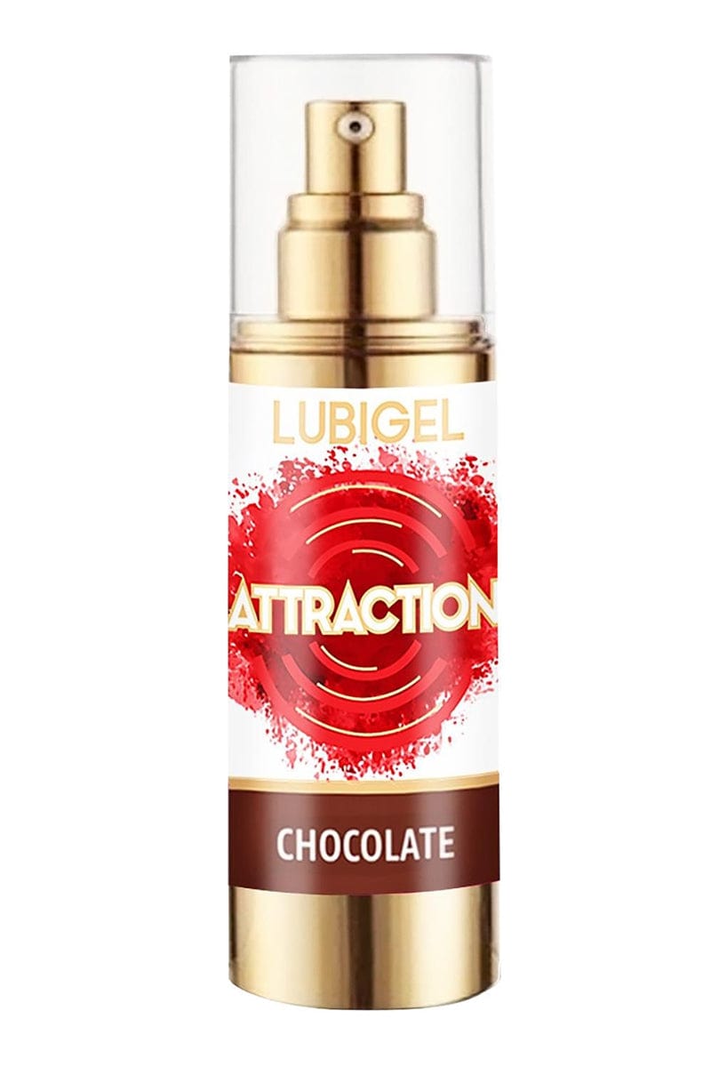 Lubrifiant stimulant à base d'eau parfumé au chocolat - Attraction