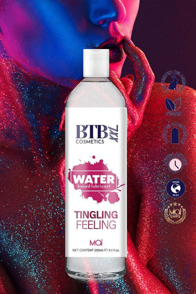 Lubrifiant stimulant base eau booster de sensations 250 ml - BTB