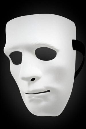 Masque rigide pour soirée coquine déguisé Don Juan homme - Maskarade