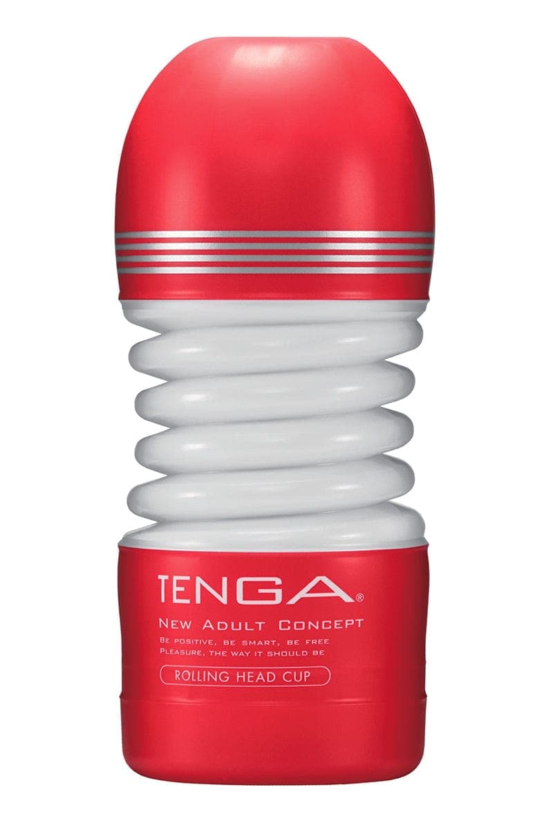 Masturbateur flexible à usage unique Rolling Head Cup 15cm - Tenga