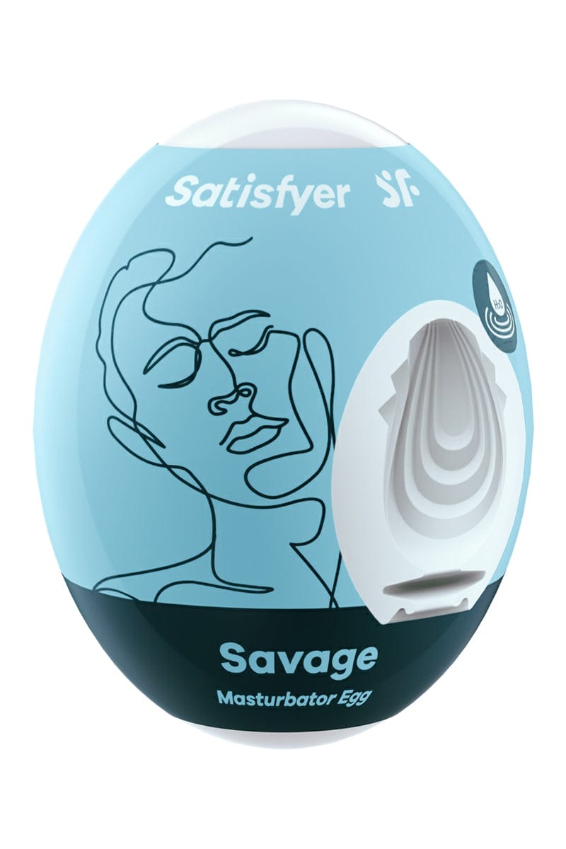 Masturbateur masculin en forme d’œuf Egg Savage 7cm x 5cm - Satisfyer