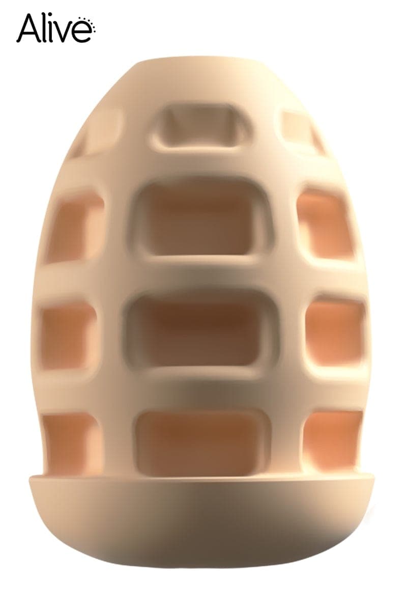 Masturbateur Mini de poche doux et texturé forme de vagin 8,5 x 5 cm - Alive