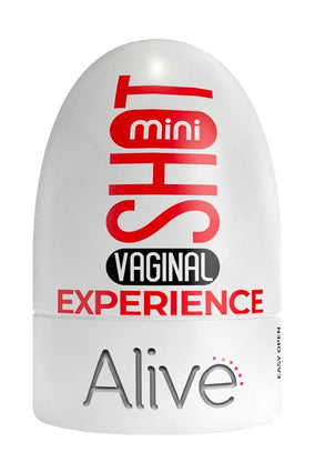 Masturbateur Mini de poche doux et texturé forme de vagin 8,5 x 5 cm - Alive