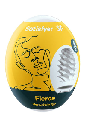 Masturbateur oeuf manchon en TPE pour homme Egg Fierce 7cm - Satisfyer