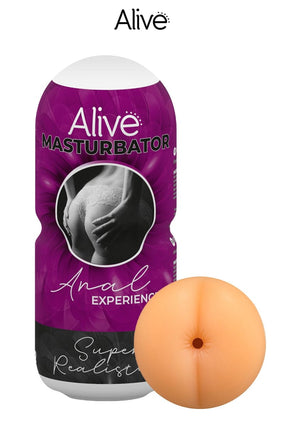 Masturbateur pour homme pénétration anale hyper réaliste 16cm - Alive