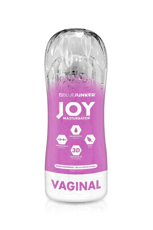 Masturbateur vaginal stimulant intense réutilisable 16,5cm - Blue Junker
