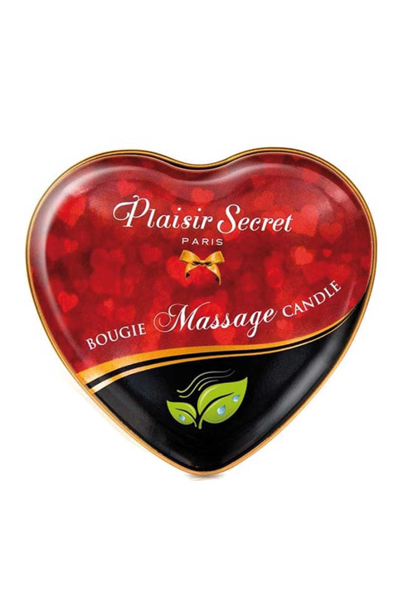 Mini bougie de massage érotique sans parfum à usage unique - Plaisir Secret