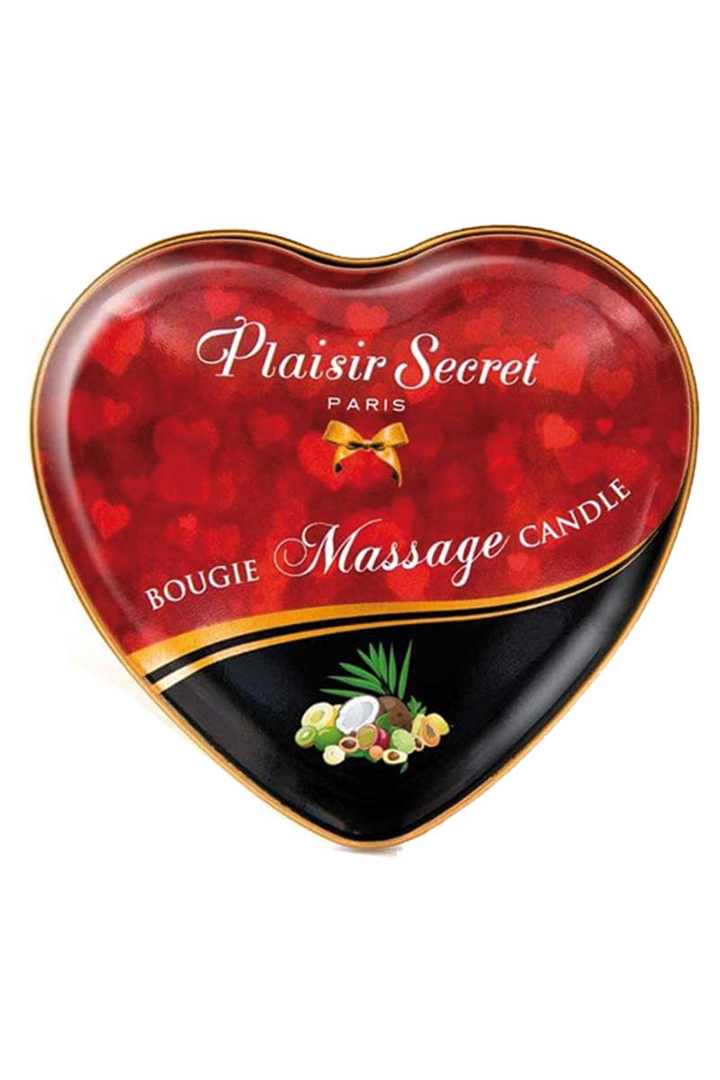 Mini bougie de massage Fruits Exotiques utilisation unique - Plaisir Secret