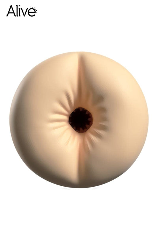 Mini masturbateur anal doux et texturé 8,5 x 5 cm de poche - Alive