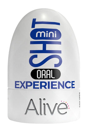 Mini masturbateur de poche masculin forme de bouche 8,5 x 5 cm - Alive