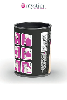 Mini masturbateur masculin 100% élastomère MasturbaTIN Dotty Dora - Mystim