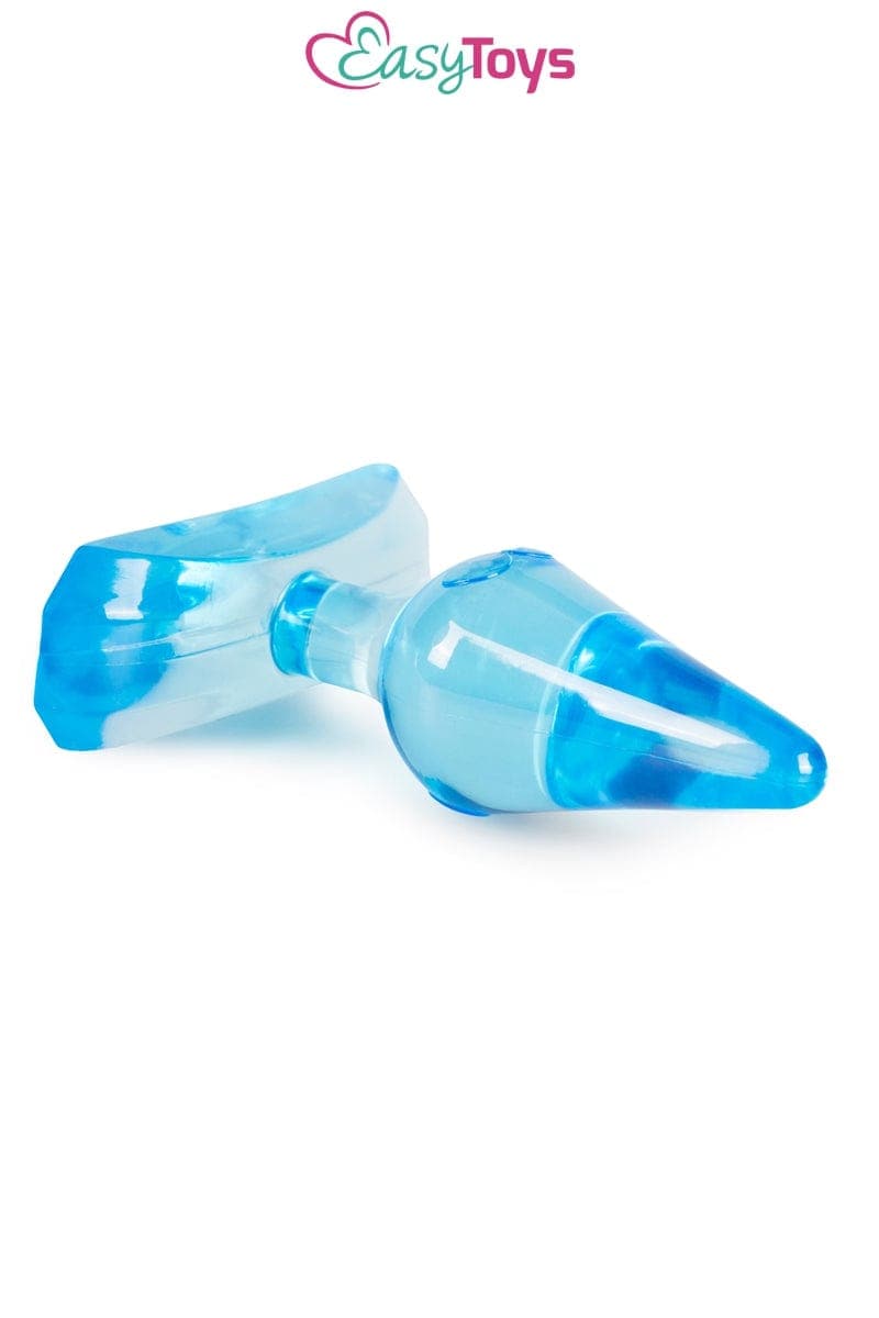 Mini plug anal bleu en tpe 7 x 2,5 cm initiation stimilation anale - EasyToys