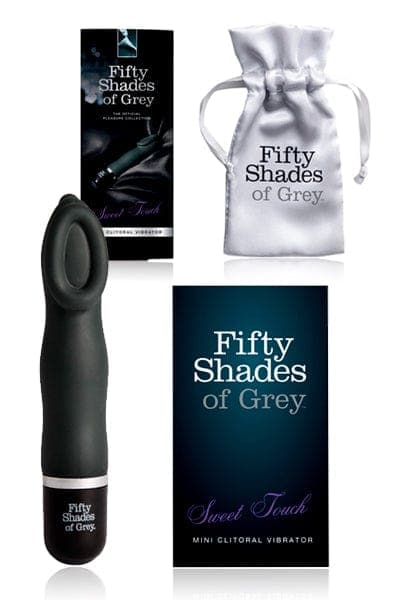 Mini stimulateur clitoridien format voyage + pochette de rangement - Fifty Shades Of Grey