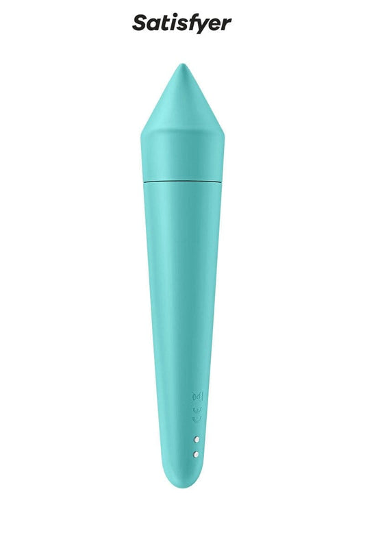 Mini vibro bullet connecté Ultra power bullet 8 turquoise - Satisfyer