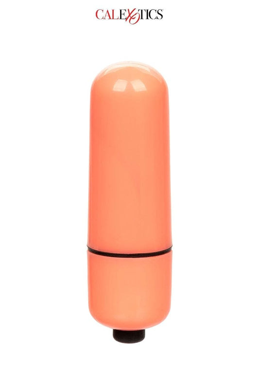 Mini vibro bullet de voyage orange 3 vitesses + piles incluses - CalExotics