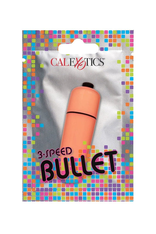 Mini vibro bullet de voyage orange 3 vitesses + piles incluses - CalExotics