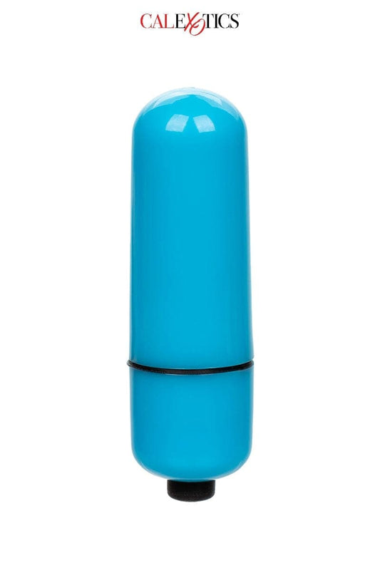 Mini vibro de voyage Bullet bleu 3 vitesses + piles incluses - CalExotics