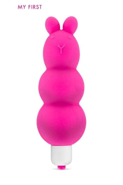 Mini-vibro stimulation vaginale et clitoridienne Teddy 12,2 x 4cm - My First