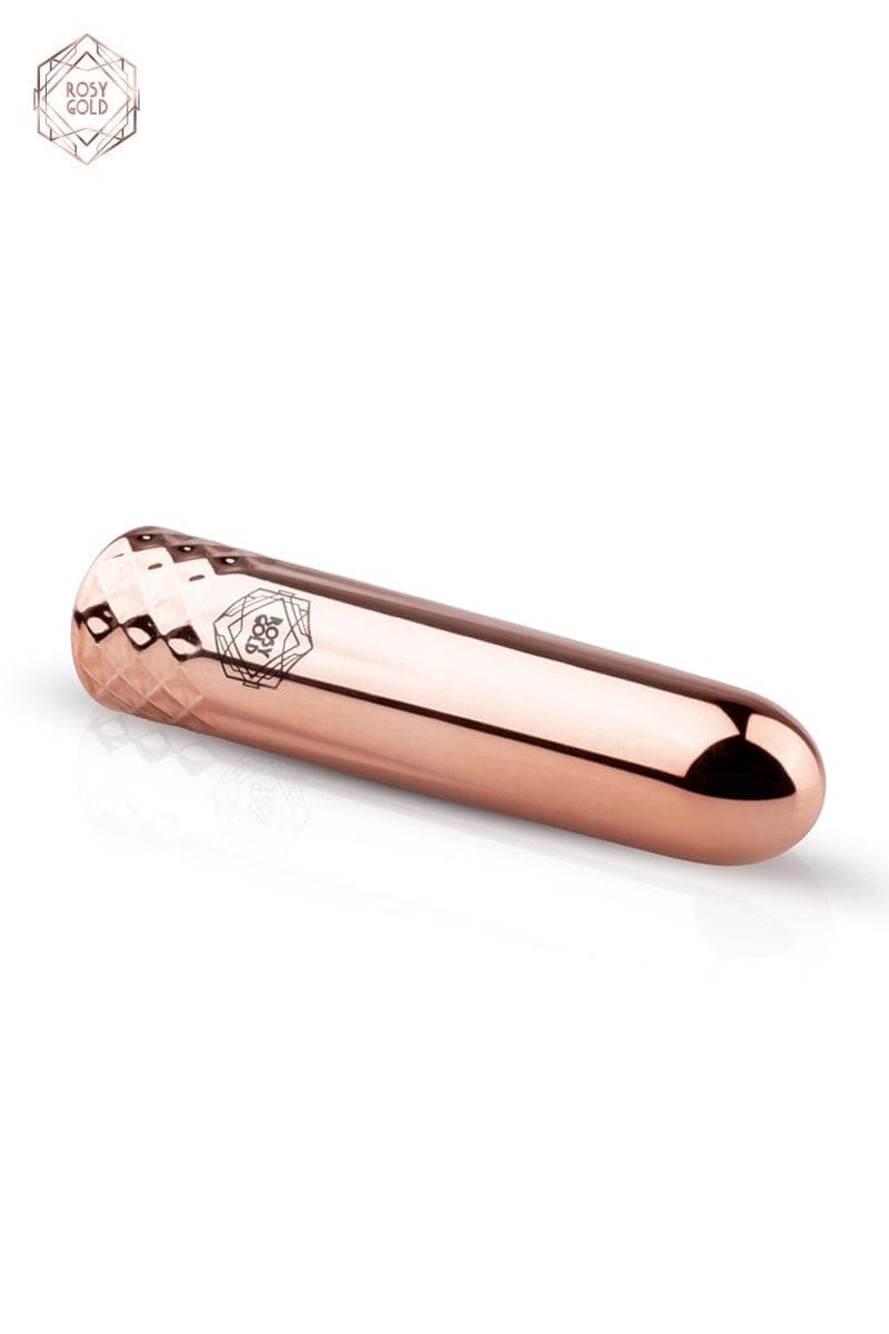 Mini vibro USB pour voyage stimulation féminine 7cm insérable - Rosy Gold