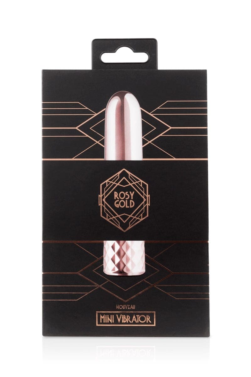 Mini vibro USB pour voyage stimulation féminine 7cm insérable - Rosy Gold