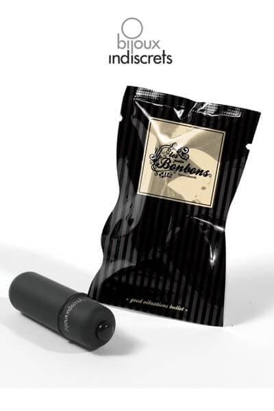 Mini vibromasseur bullet noir mat Good vibrations - Bijoux Indiscrets
