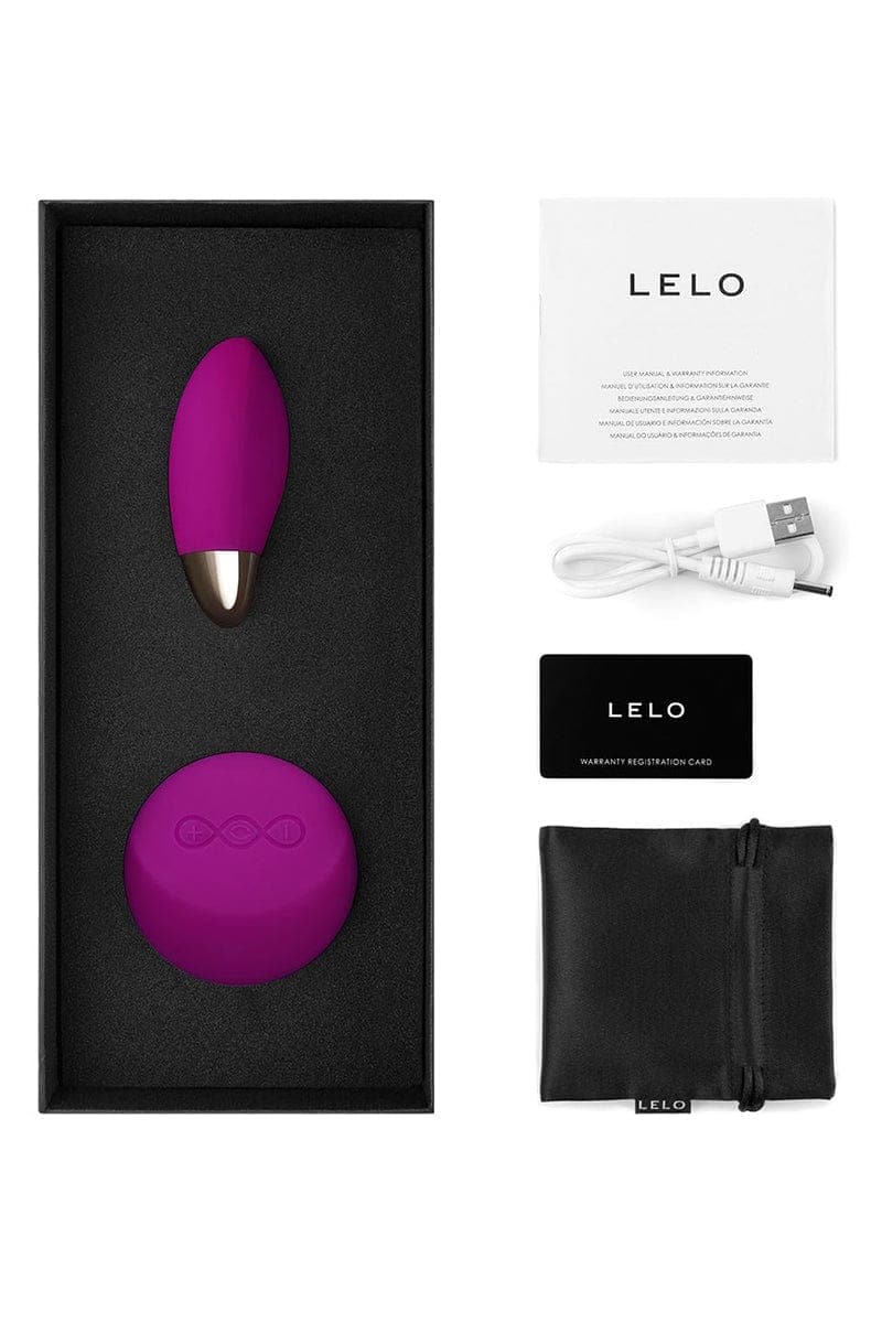 Oeuf vibrant avec télécommande stimulation de luxe Lyla 2 Deep Rose - Lelo