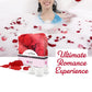 Pack 100 Pétales de rose et 3 bougies soirée romantique - Lovers Premium