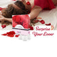 Pack 100 Pétales de rose et 3 bougies soirée romantique - Lovers Premium