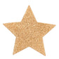 Paire de bijou de seins étoiles en or auto-adhésif Flash - Bijoux Indiscrets