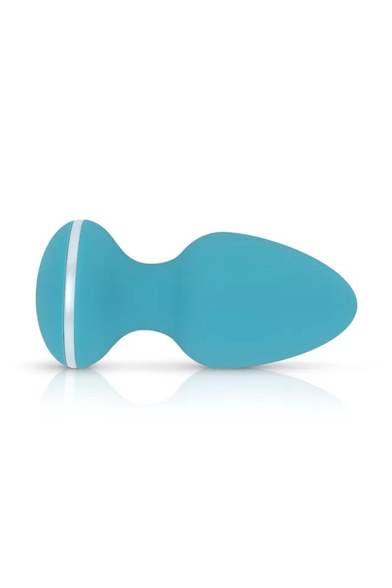 Petit plug vibrant en silicone étanche 10 modes vibrant Blanca - Cala Azul