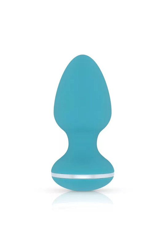 Petit plug vibrant en silicone étanche 10 modes vibrant Blanca - Cala Azul