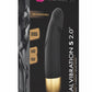 Petit vibro féminin poing G rechargeable Real Vibration gold S 2.0 - Dorcel