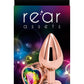 Plug anal aluminium coeur Rose Gold M - Rear Assets