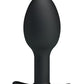 Plug anal en silicone 8,4 cm avec bille stimulante intégrée - Pretty Love