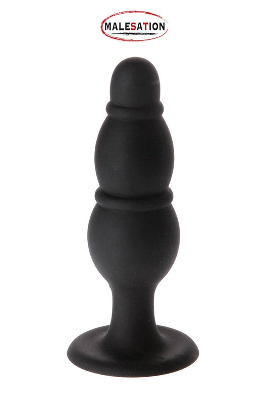 Plug anal en silicone avec ventouse 3,6cm Ball Plug - Malesation