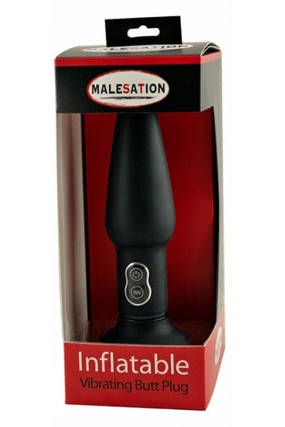 Plug anal gonflable vibrant 7 modes en silicone - Malesation