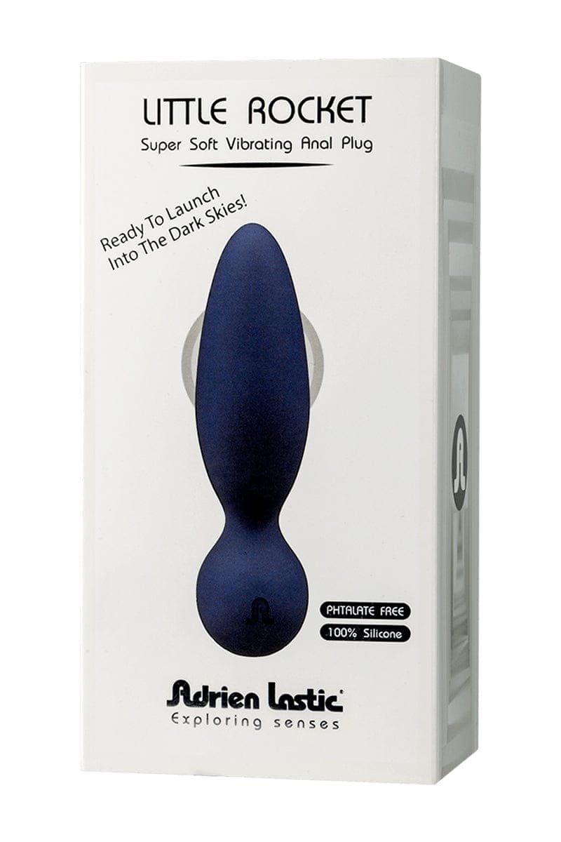 Plug anal unisexe 10 modes vibrants en silicone moelleux Little rocket 13cm - Adrien Lastic