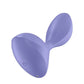 Plug anal unisexe connecté en silicone Sweet Seal lilas taille M 11cm - Satisfyer