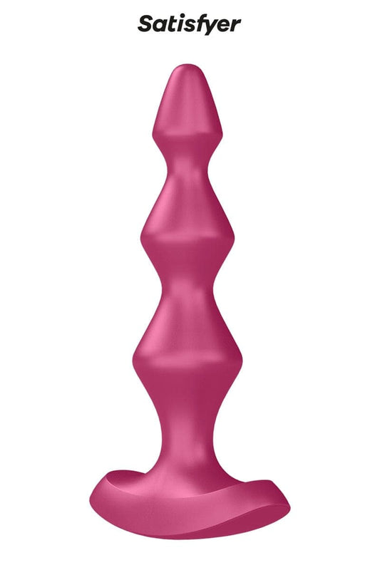 Plug anal vibrant 12 modes de vibration Lolli 1 bordeaux 13,9cm - Satisfyer