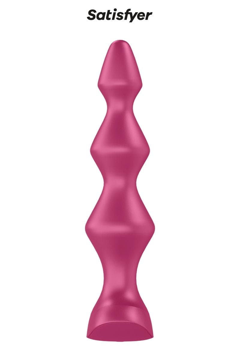 Plug anal vibrant 12 modes de vibration Lolli 1 bordeaux 13,9cm - Satisfyer