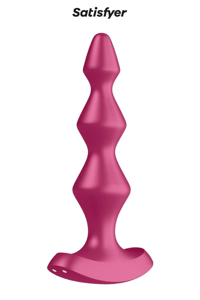 Plug anal vibrant 12 modes de vibration Lolli 1 bordeaux 13,9cm - Satisfyer