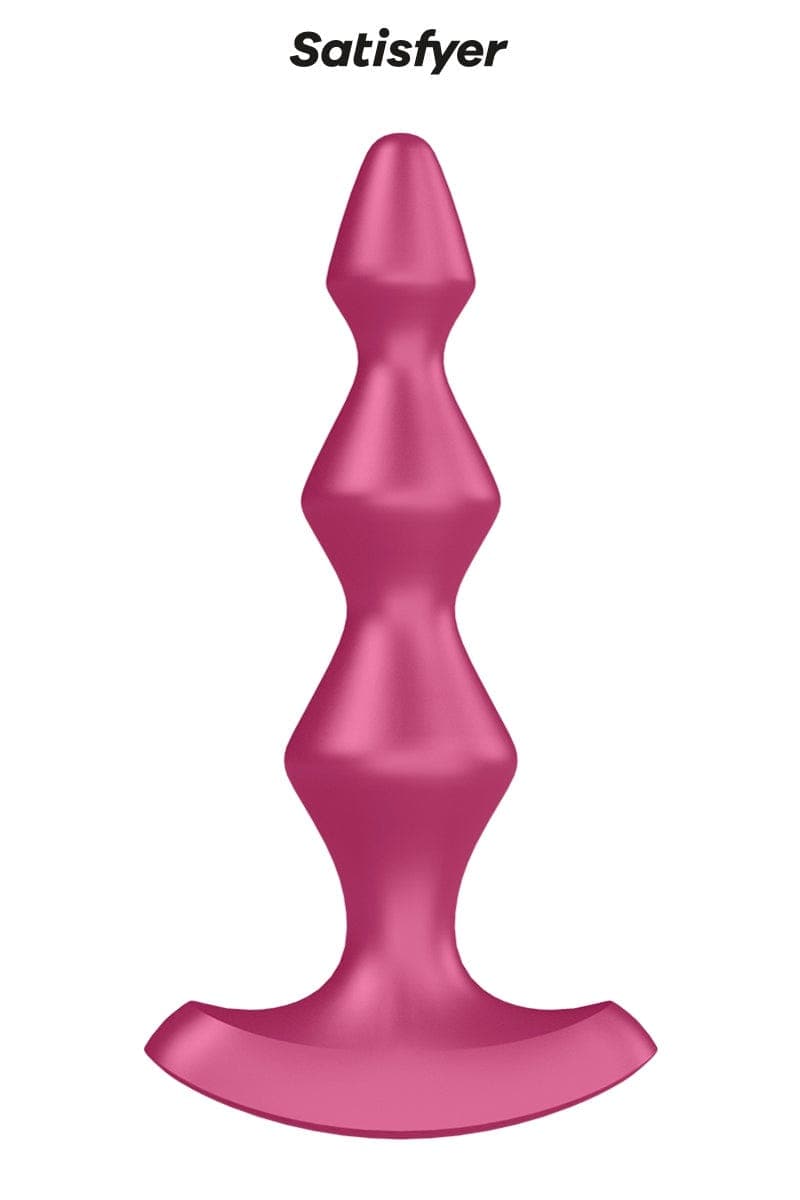 Plug anal vibrant 12 modes de vibration Lolli 1 bordeaux 13,9cm - Satisfyer