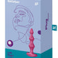 Plug anal vibrant 12 modes de vibration Lolli 1 bordeaux 13,9cm - Satisfyer